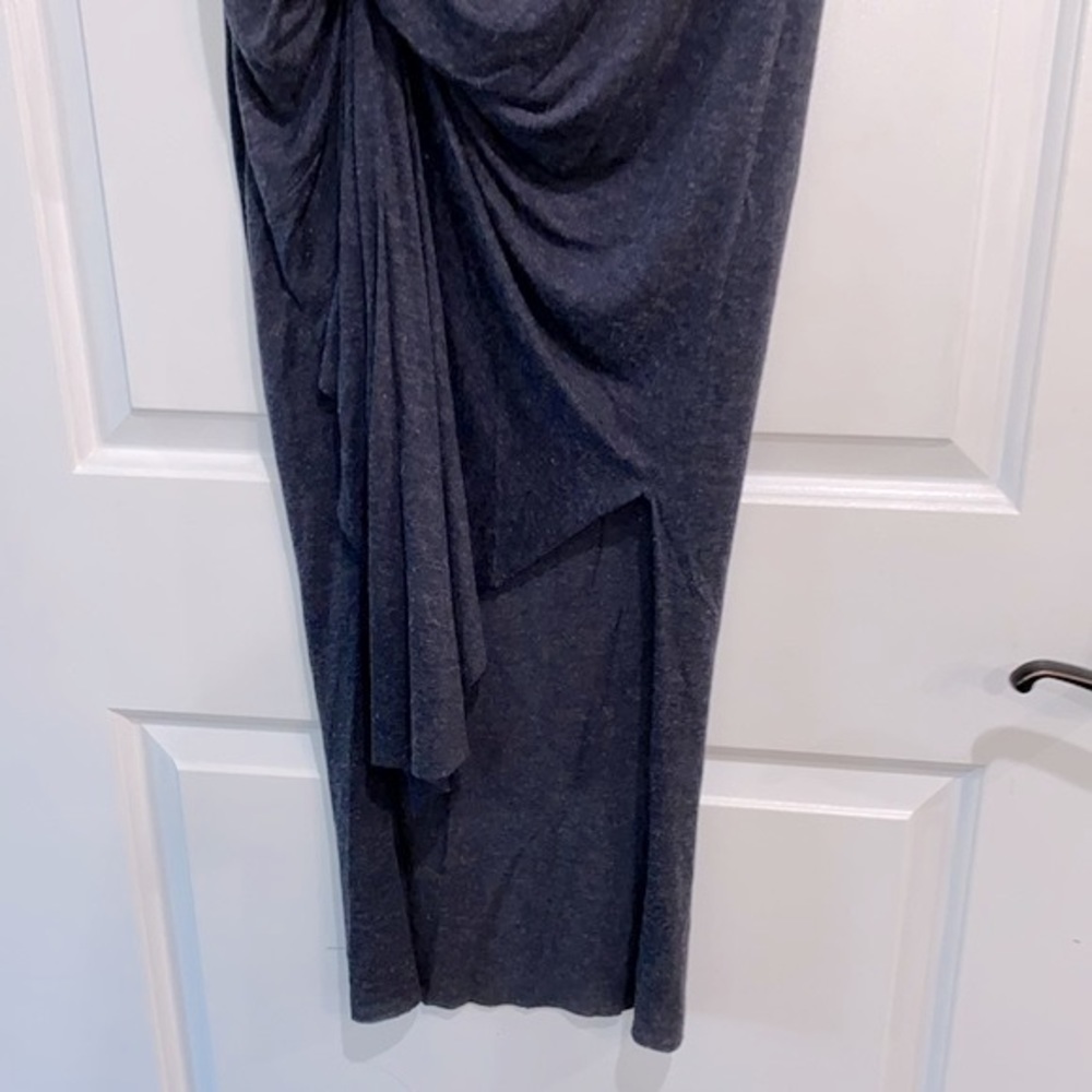 All saints dark grey knotted dress - Picture 5 of 9